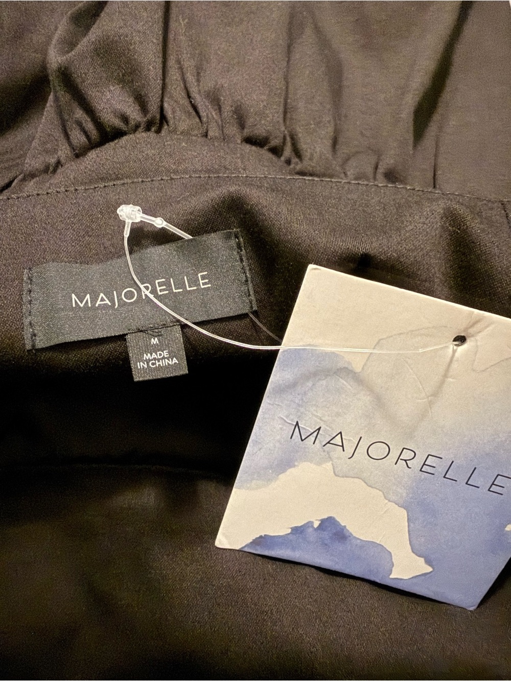 MAJORELLE Black Mini Skirt with Branded Tag - Picture 3 of 5